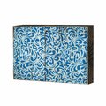 Clean Choice Patterned Rustic Wooden Block Design Graphic Art CL2969870